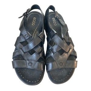 Ecco Womens Babett Comfort Leather Sandals Size 36 (US‎ 5-5.5)